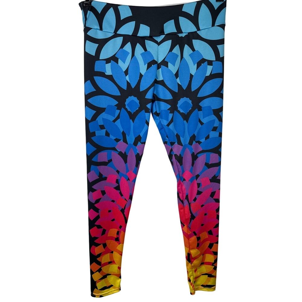 Society 6, Colorful Ankle Length Leggings, Large, Women's